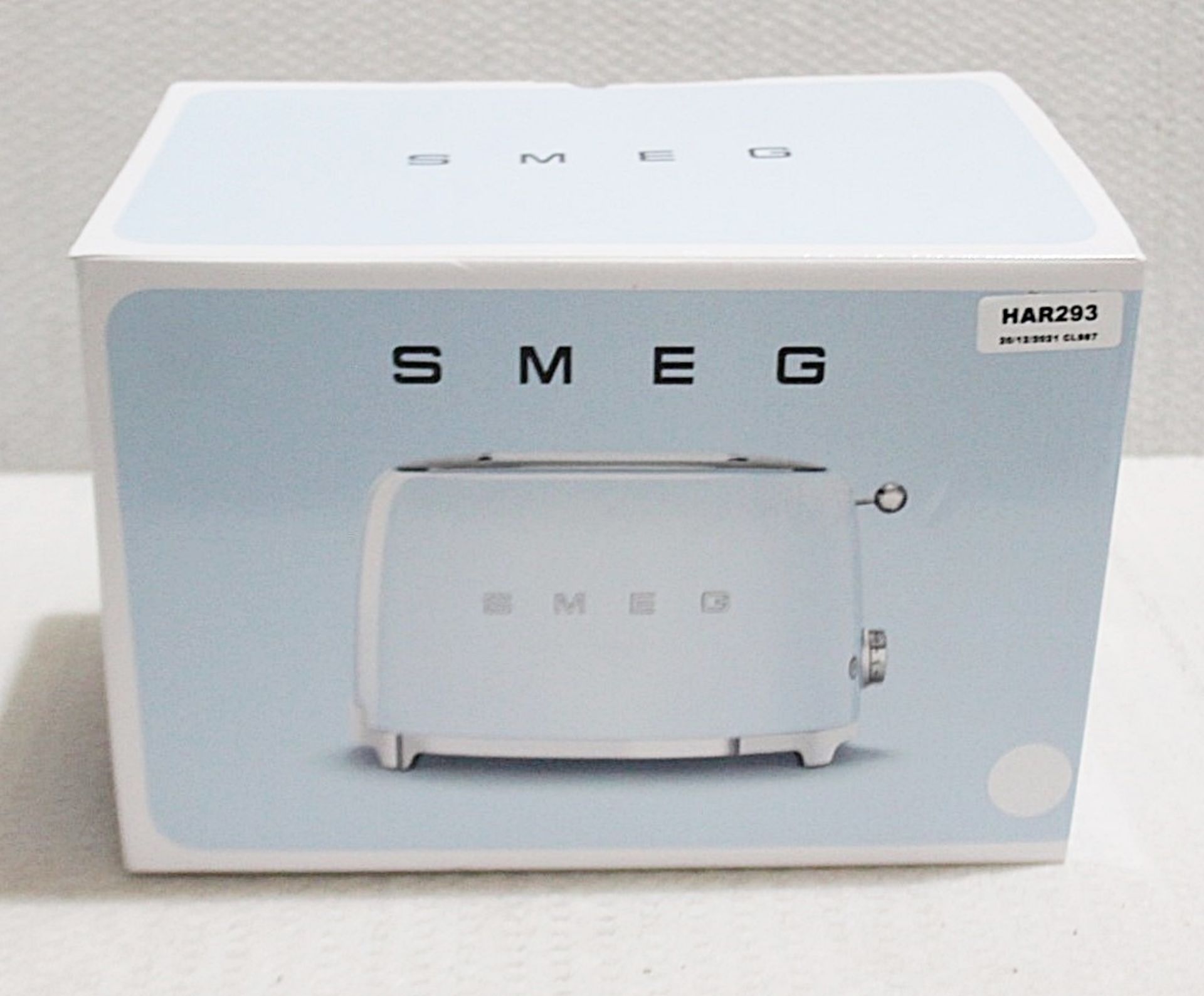 1 x SMEG Retro-Style 2-Slice Toaster In Matt White & Chrome - Original Price £189.00 - Boxed Stock - Image 8 of 13