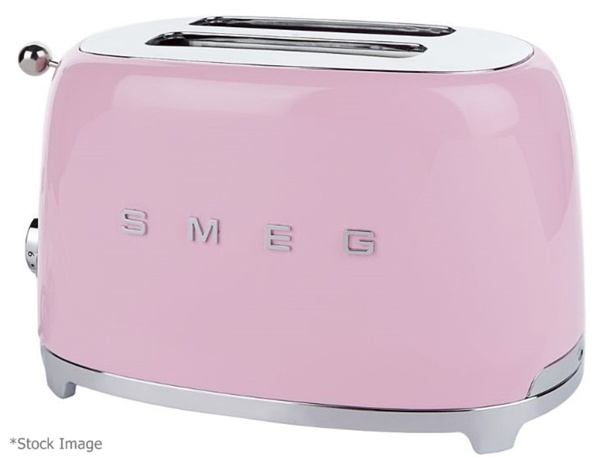 1 x SMEG Retro-Style 2-Slice Toaster In Pink - Original RRP £139.00 - Unused Boxed Stock - Ref: - Image 2 of 14