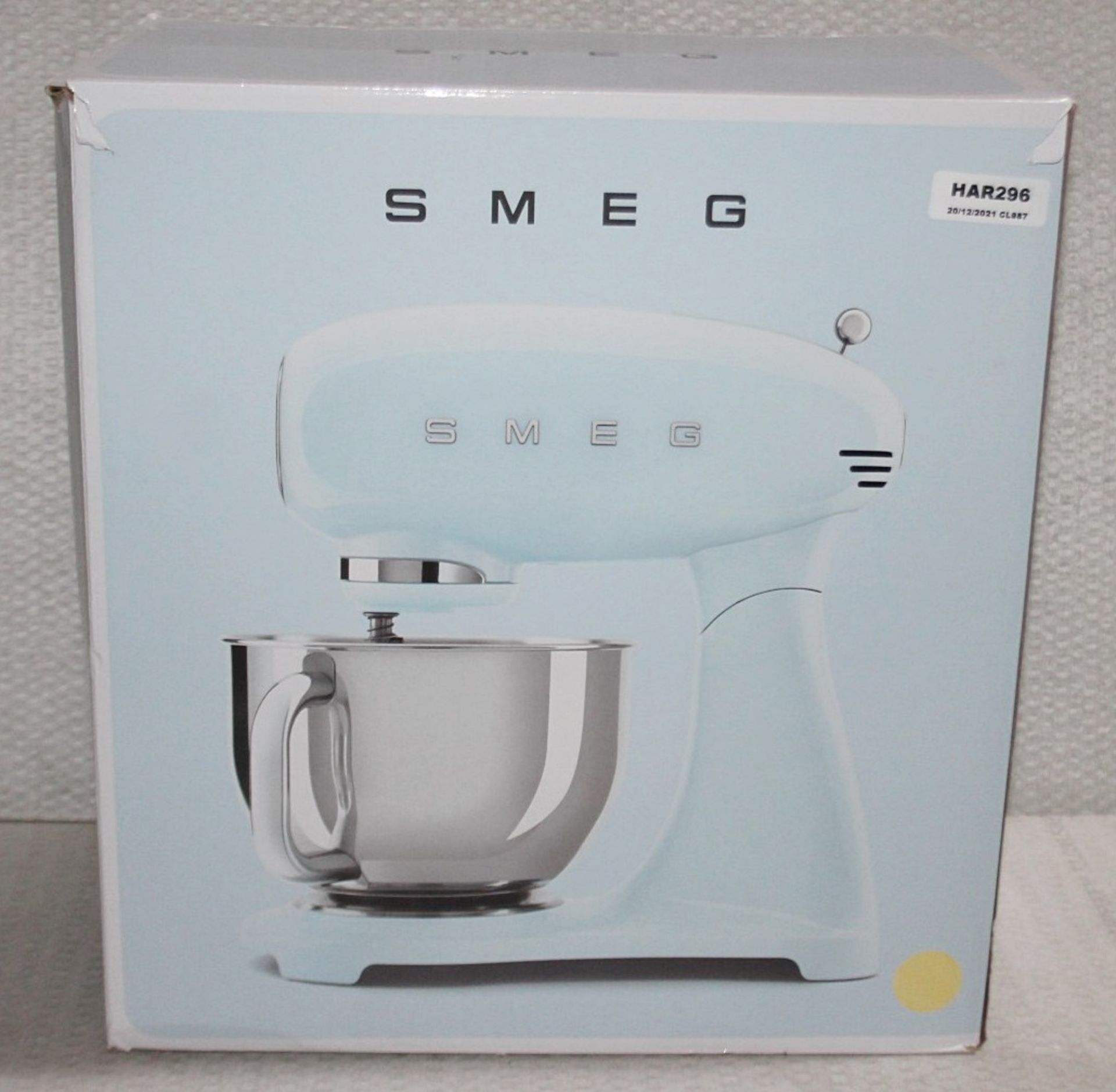 1 x SMEG Retro-style Stand Mixer (4.8L) In Cream - Original Price £499.00 - Unused Boxed Stock - Image 9 of 9