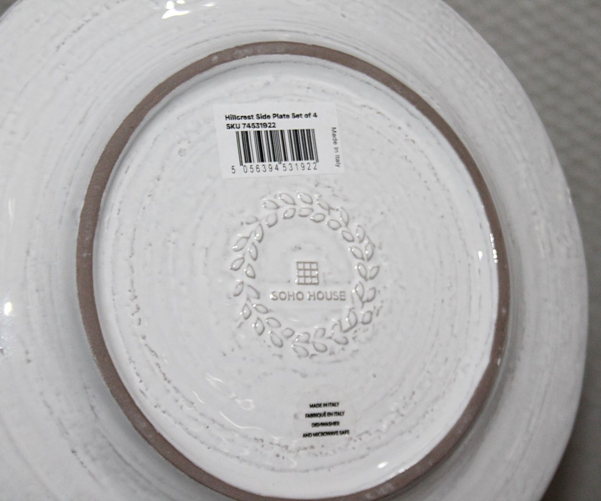 3 x SOHO HOUSE HOME 'Hillcrest' Italian Stoneware Side Plates (23cm) - Unused Boxed Stock - Image 5 of 7