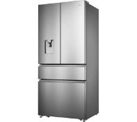 1 x HiSense Pureflat RF540N4Wi1 Stainless Steel Fridge Freezer - Unused With Warranty - RRP £849