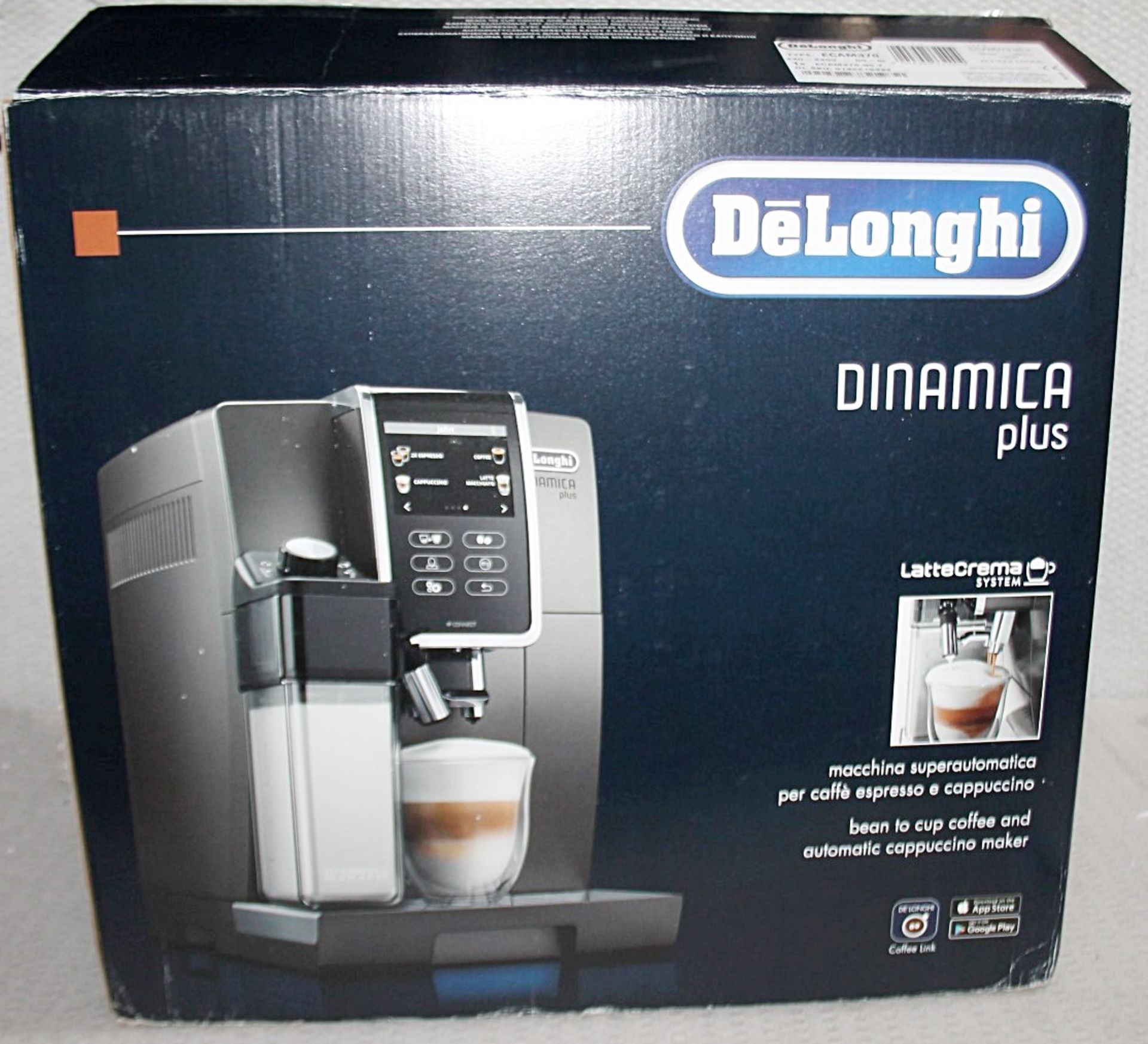 1 x DE'LONGHI 'Dinamica Plus' Coffee Machine - Original Price £1,199 - Unused Boxed Stock - Image 2 of 13