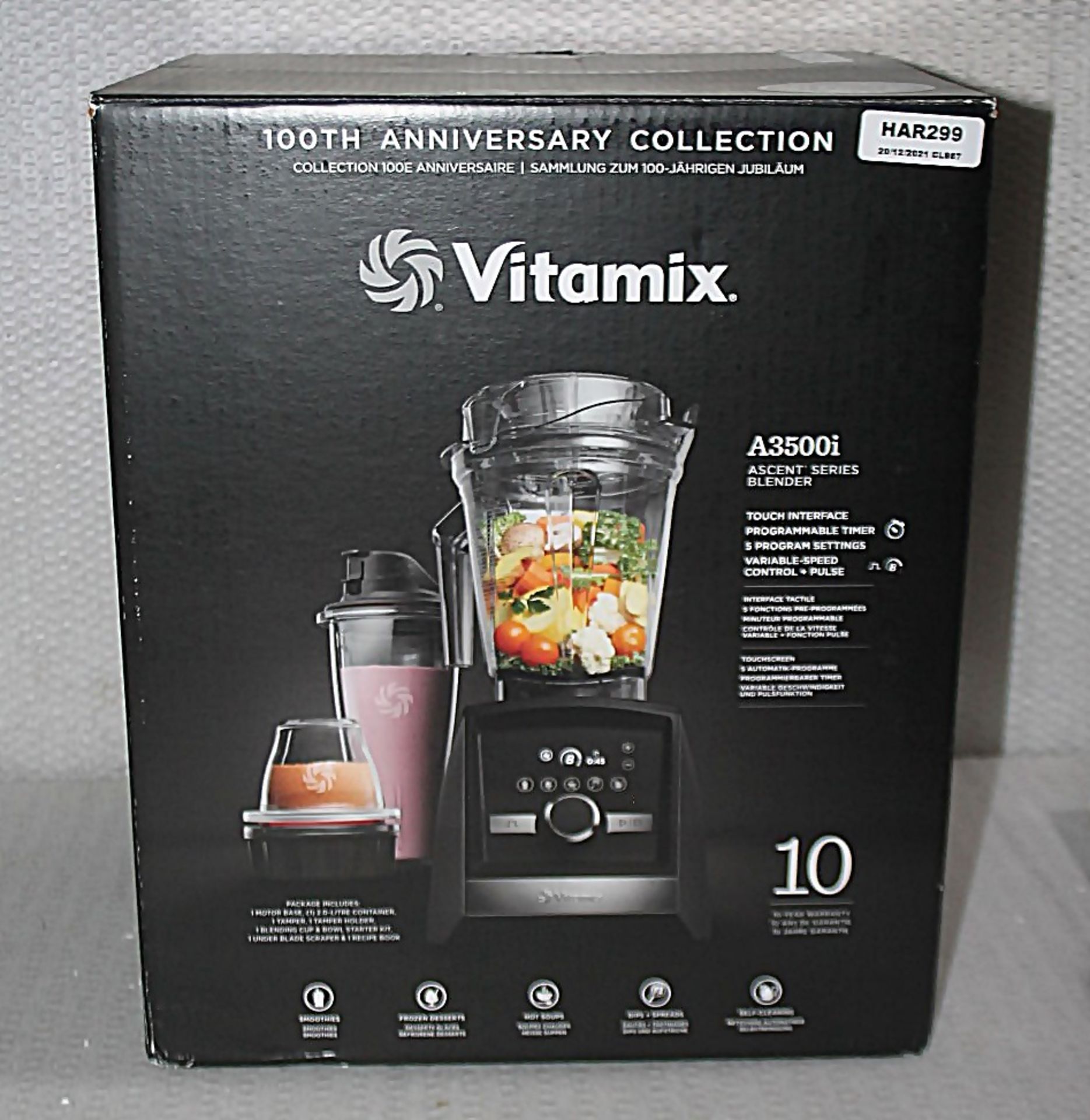 1 x VITAMIX Ascent A3500 Anniversary Bundle - Original Price £799.00 - Boxed Stock - Image 2 of 18