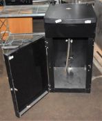 1 x Drinks Machine Cabinet in Black - Size H90 x W45 x D43 cms - CL011 - Ref GCA165 WH5 -