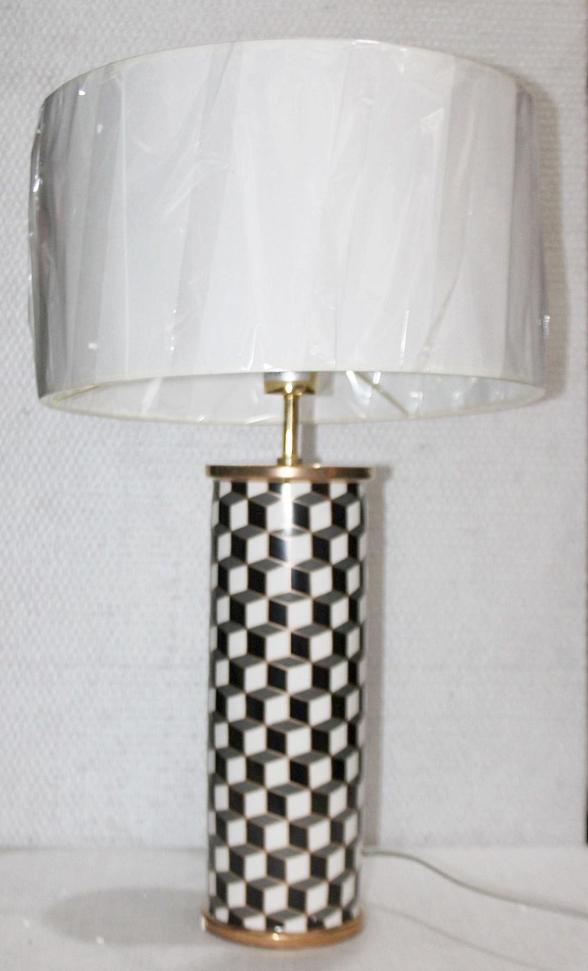 1 x JONATHAN ADLER 'Carnaby' Designer Table Lamp With Shade - Original Price £495.00 - Boxed Stock - Image 2 of 11