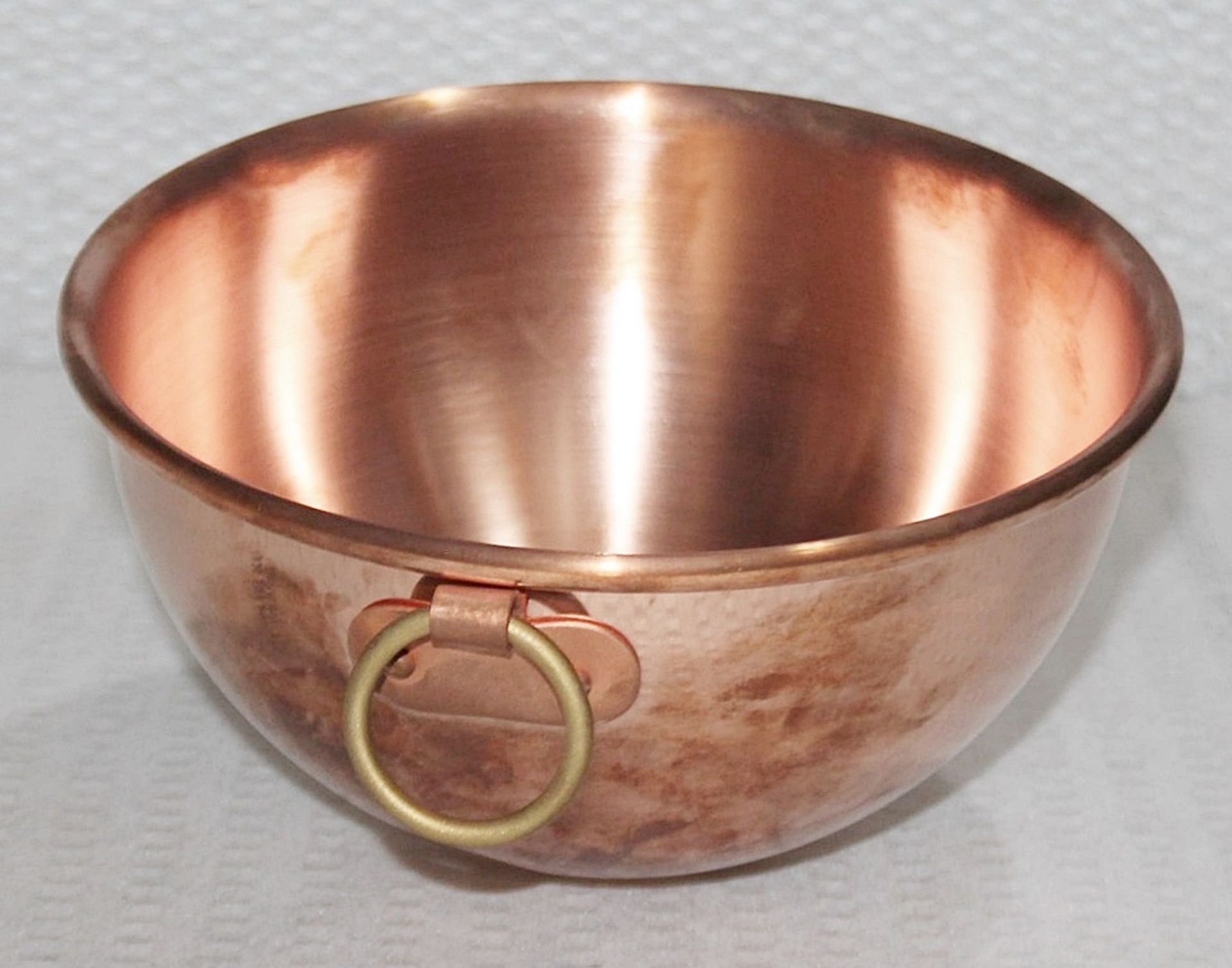 1 x MAUVIEL Copper Mixing Bowl (20cm) - Unused Wrapped Stock - Ref: HAR262/FEB22/WH2/PAL9 - - Image 4 of 5