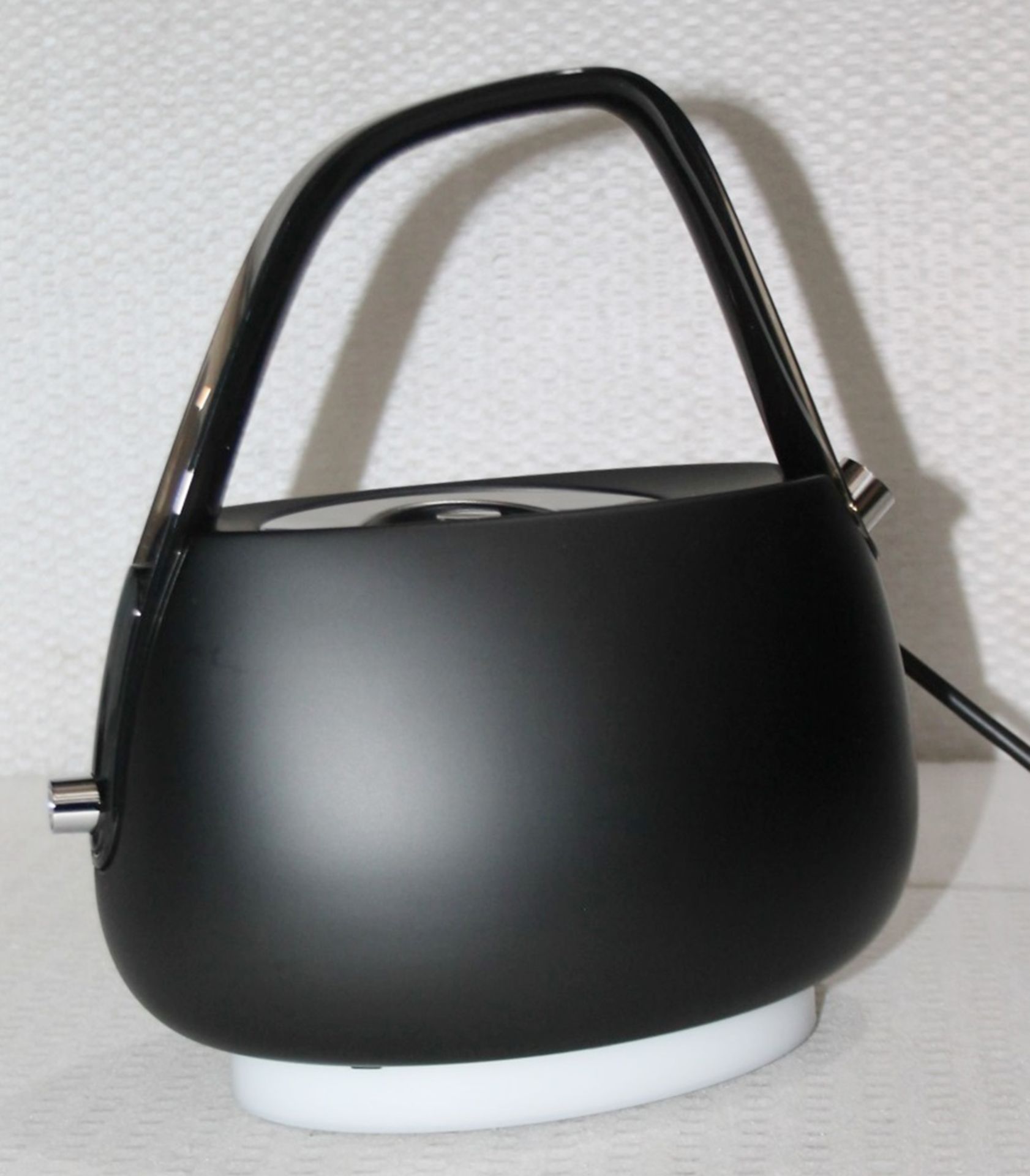 1 x BUGATTI Designer 'Jackie' Electric Kettle In Black - Original Price £279.00 - Boxed Stock - Image 4 of 15