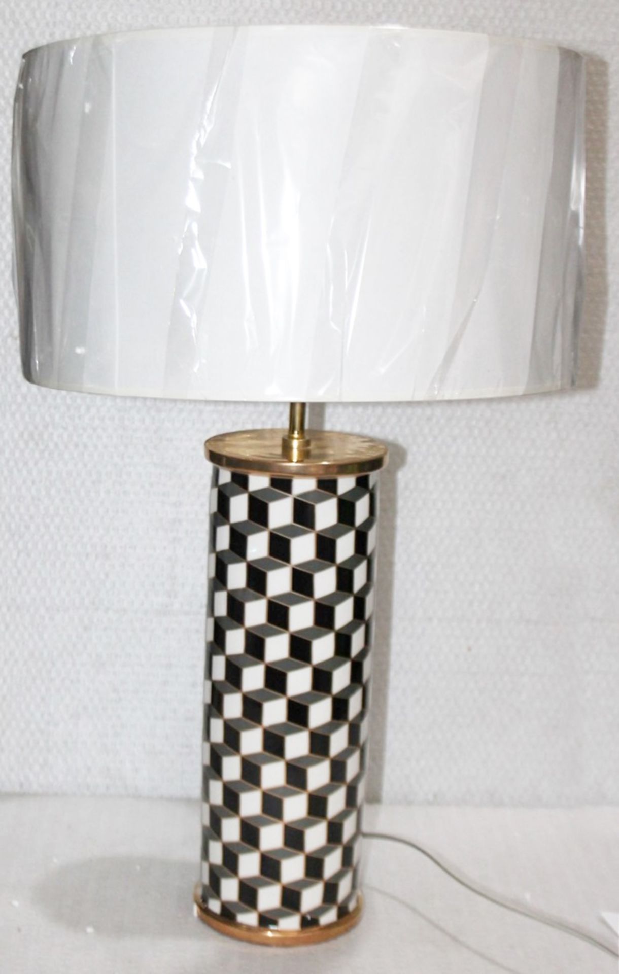 1 x JONATHAN ADLER 'Carnaby' Designer Table Lamp With Shade - Original Price £495.00 - Boxed Stock - Image 3 of 11