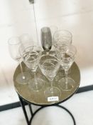 1 x  Collection Of Glassware Including One Jasper Conrad Wine Glass  - Ref: AUR121 - CL652 -