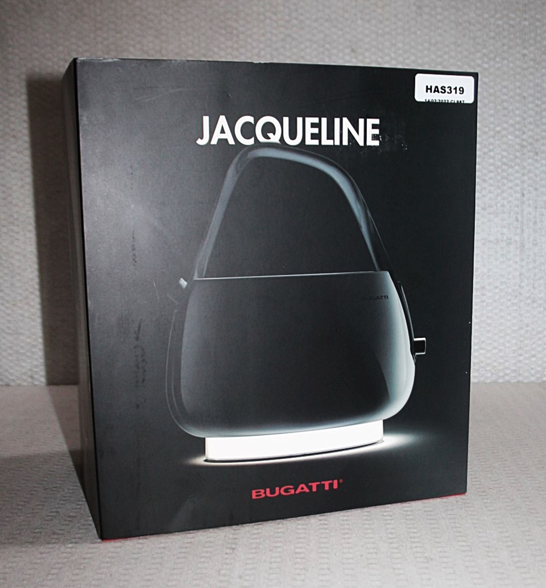 1 x BUGATTI Designer 'Jackie' Electric Kettle In Black - Original Price £279.00 - Boxed Stock - Image 12 of 15