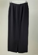 1 x Boutique Le Duc Black Maxi Pencil Skirt - From a High End Clothing Boutique In The