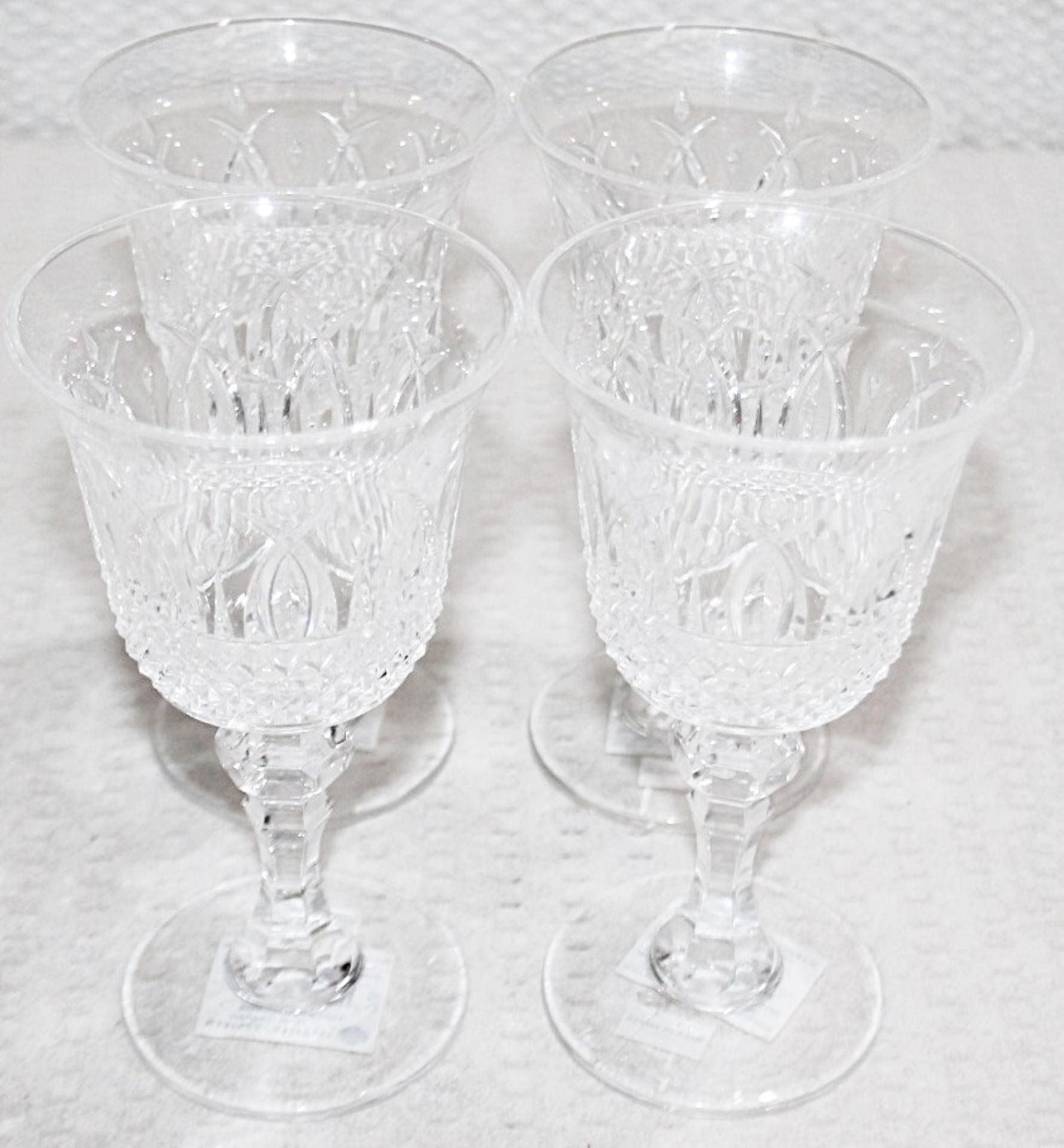 Set of 4 x Italia Wine Glasses - MARIO LUCA GIUSTI 'Dolce Vita' Synthetic Crystal High Wine - Image 2 of 6