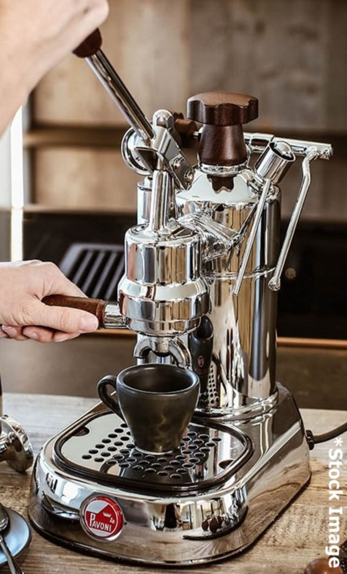 1 x La Pavoni Professional 'Lusso Lever' Coffee Machine In Stainless Steel - Original Price £899.95