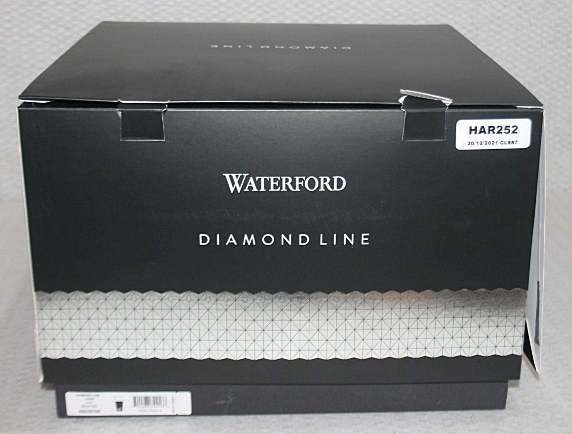 1 x WATERFORD 'Diamond Line' Lead Crystal Vase (30.5cm) - Original Price £295.00 - Unused Boxed - Image 6 of 8