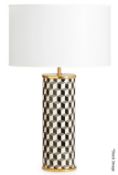 1 x JONATHAN ADLER 'Carnaby' Designer Table Lamp With Shade - Original Price £495.00 - Boxed Stock