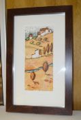 1 x Framed Limited Edition Art Print 'Tuscan Song III' By RICHARD PARGETER - Signed And Mounted -
