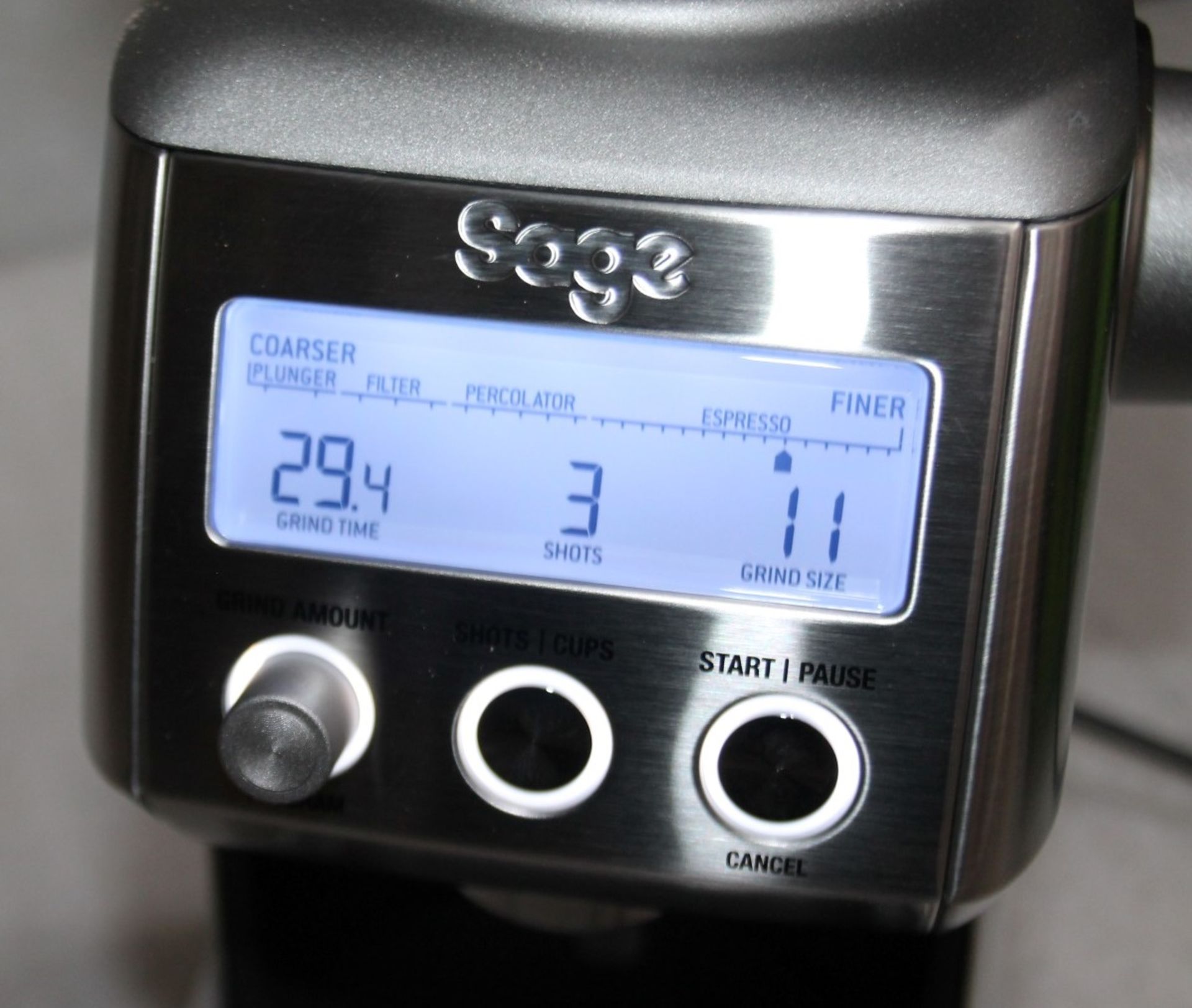 1 x SAGE 'Smart' Professional-Grade Coffee Grinder - Original Price £209.95 - Boxed Stock - Image 7 of 19