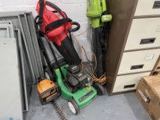Selection of Garden Equipment to Include Performance Power Petrol Rotary Lawnmower c/w Briggs & Stra