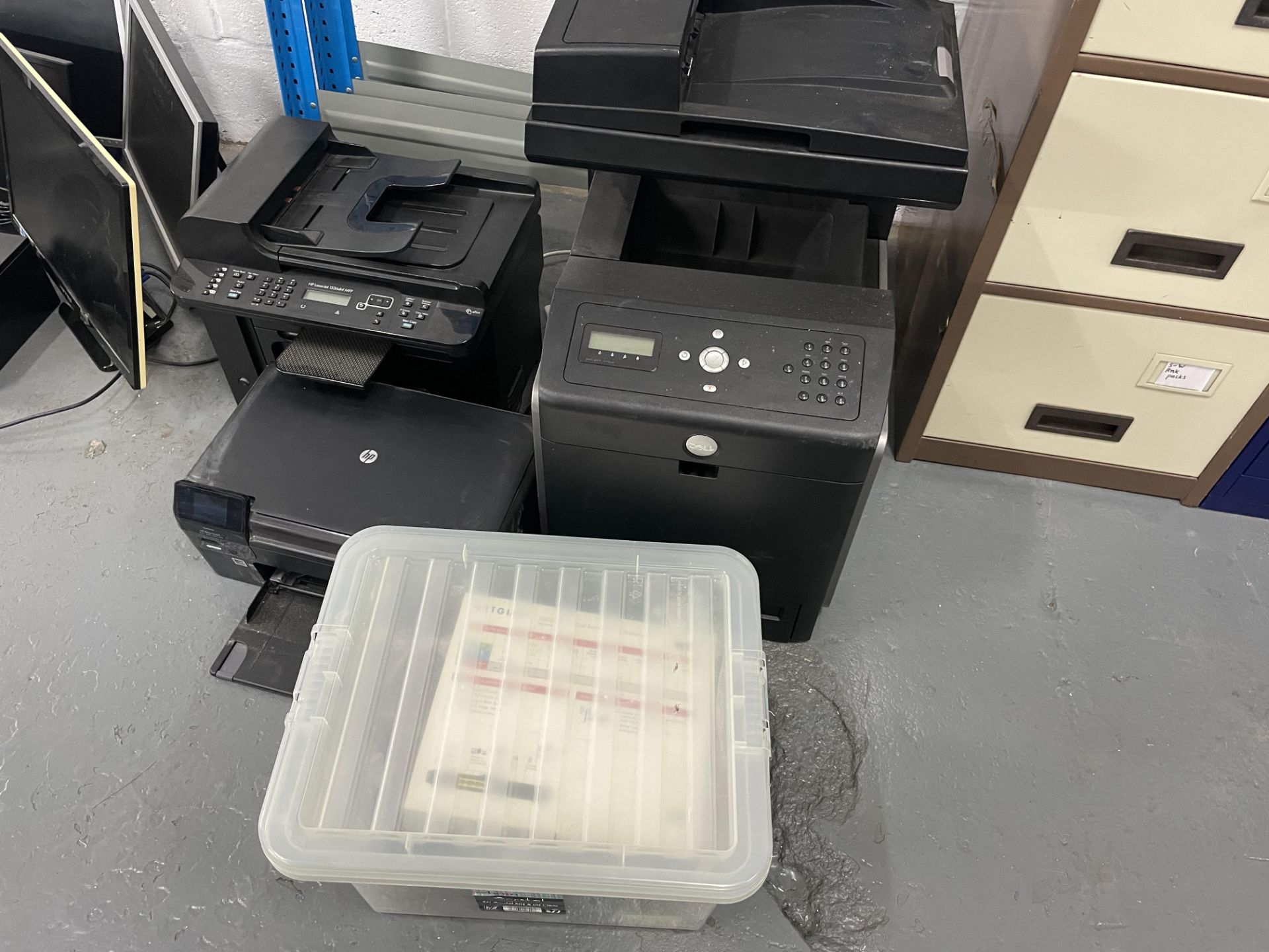 3 x Office Printers - HP Laser Jet 1536 DNF MPF Printer & Scanner, Dell MFP Laserjet 3115 Printer, H