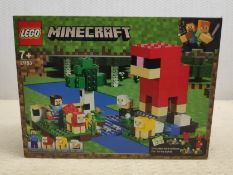 1 x Lego Minecraft The Wool Farm - Set # 21153 - New/Boxed