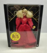 1 x Barbie Signature 75th Anniversary Doll (Blonde) - New/Boxed