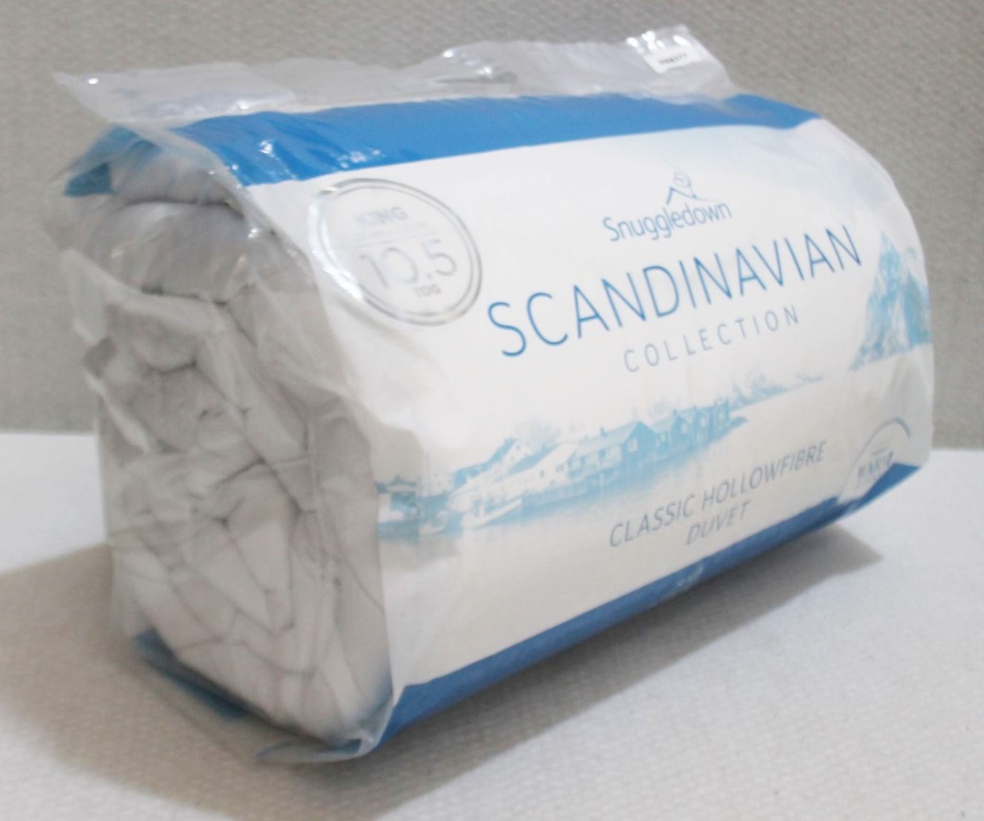 1 x SNUGGLEDOWN 'Scandinavian Collection' Hollowfibre King Size Duvet 10.5 Tog - New / Sealed - Image 3 of 4