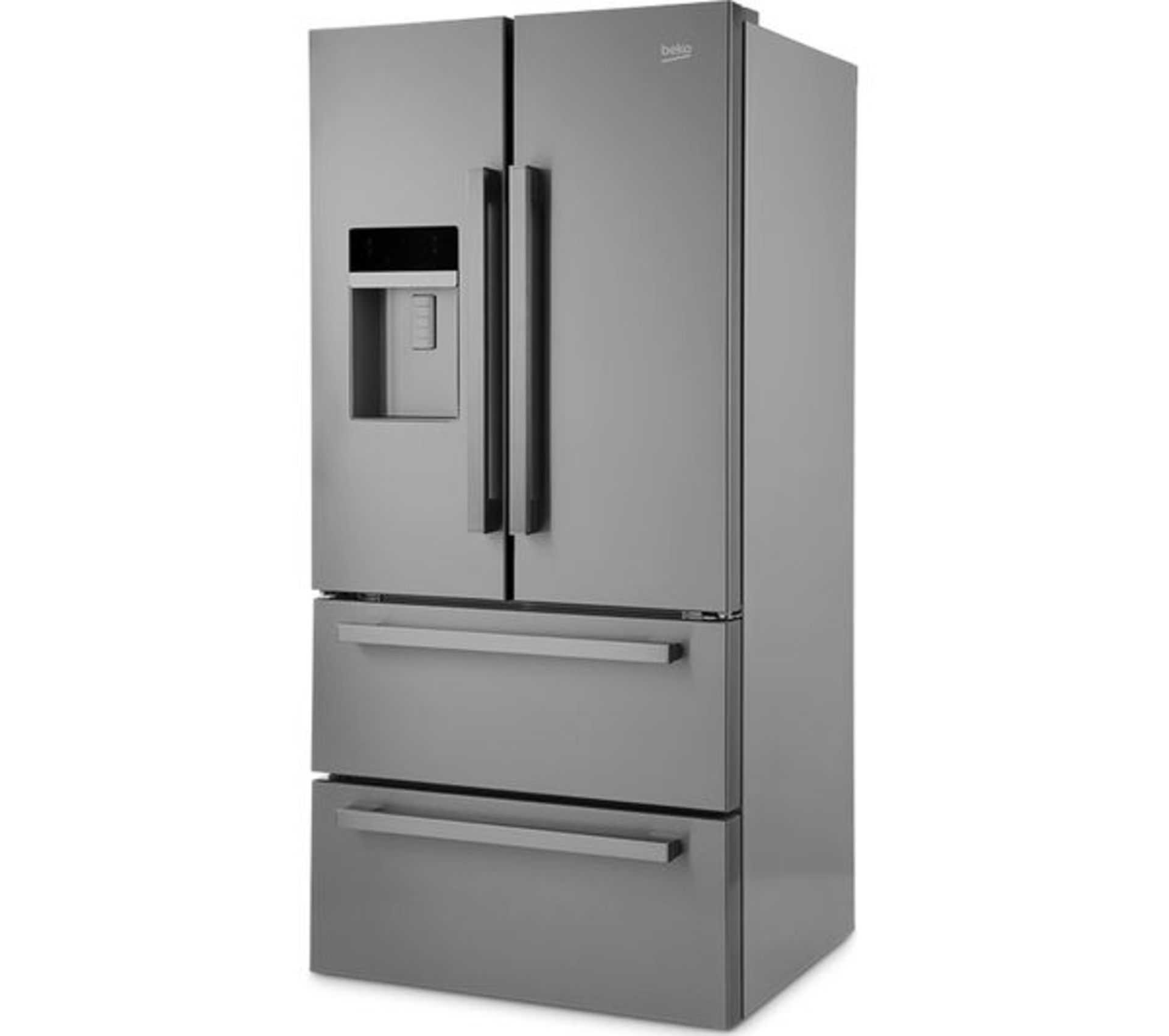 1 x Grundig GNE60520DX Stainless Steel Fridge Freezer - Features Water and Ice Dispenser - Unused - Image 4 of 4