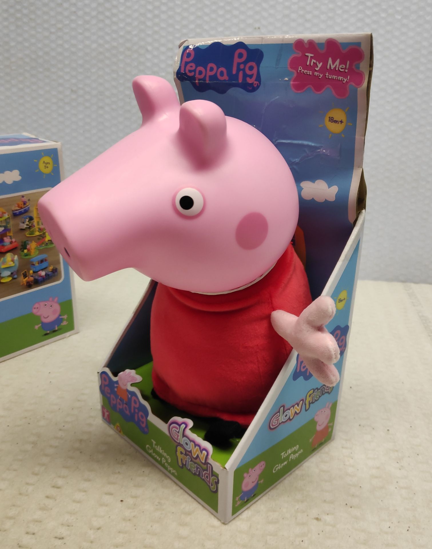 2 x Peppa Pig Toys - Glow Friends Peppa and Air Peppa Jet - New/Boxed - Image 6 of 7