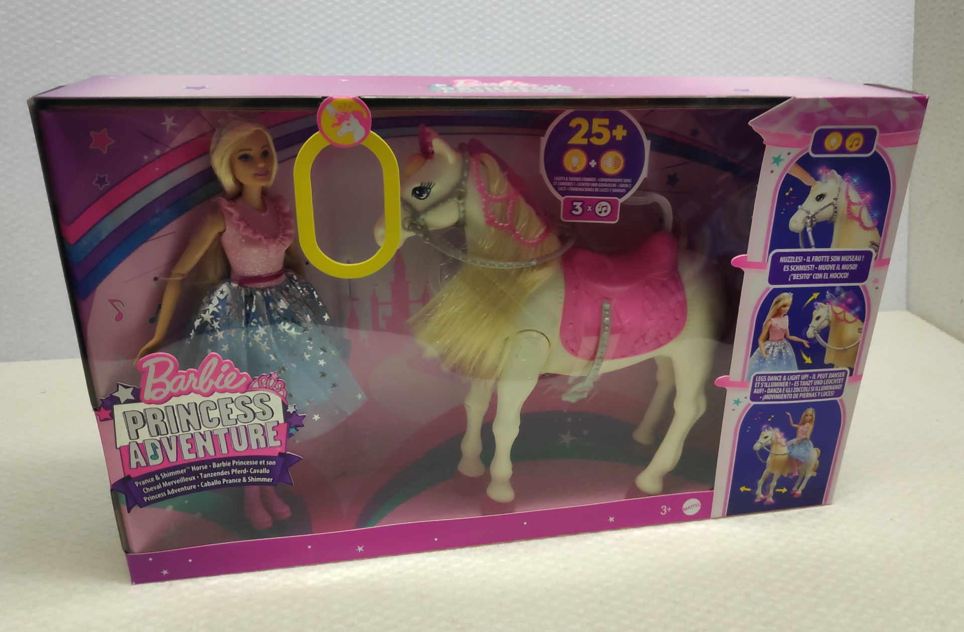 1 x Barbie Princess Adventure Prance & Shimmer Horse - New/Boxed