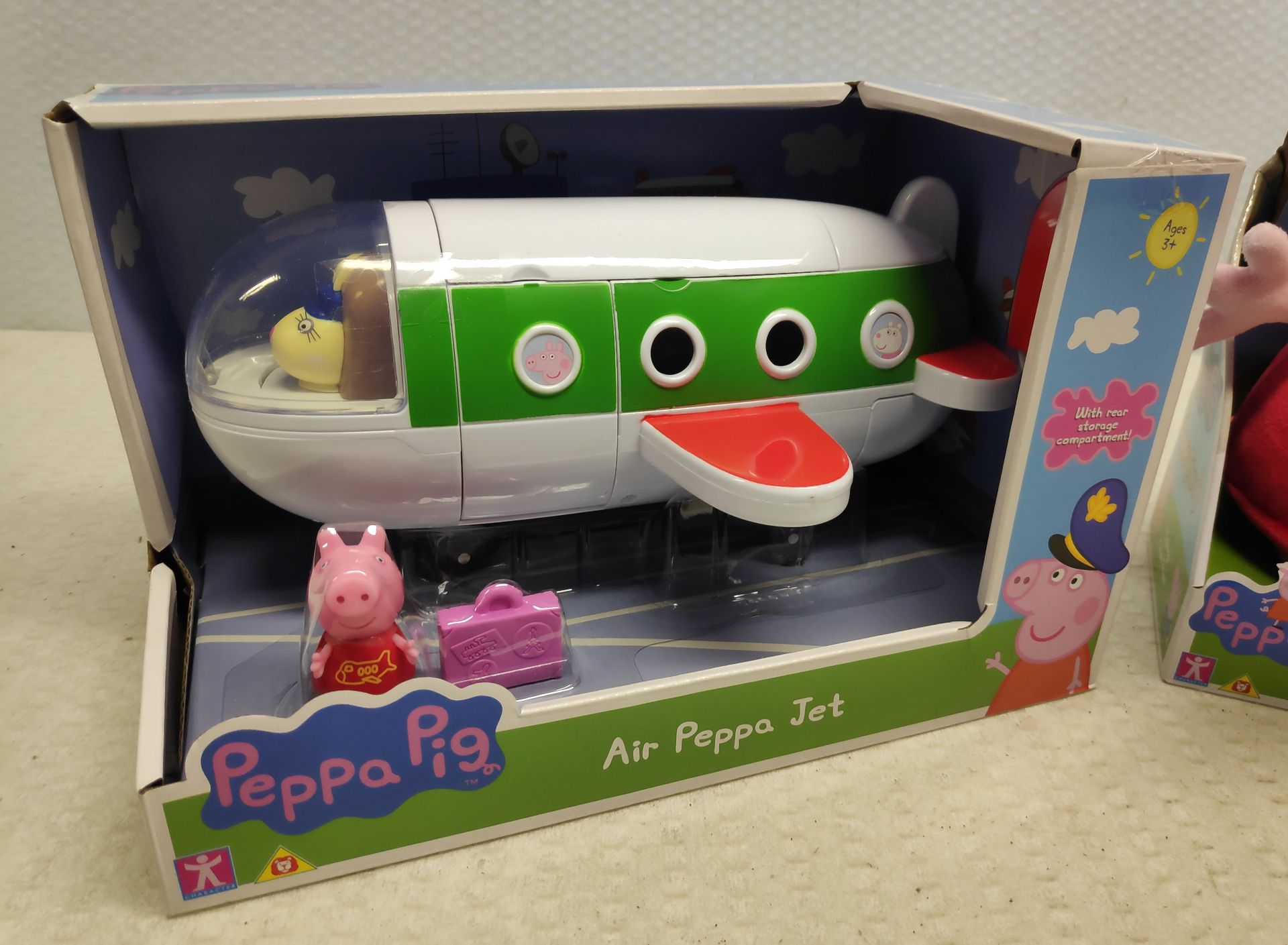 2 x Peppa Pig Toys - Glow Friends Peppa and Air Peppa Jet - New/Boxed - Image 2 of 7
