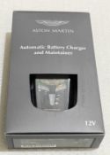 1 x Genuine Aston Martin 12v Automatic Battery Charger & Maintainer - Model : TM-292(uk) -