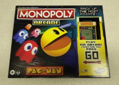 1 x Pac-man Monopoly Arcade Boxed Game - New/Boxed