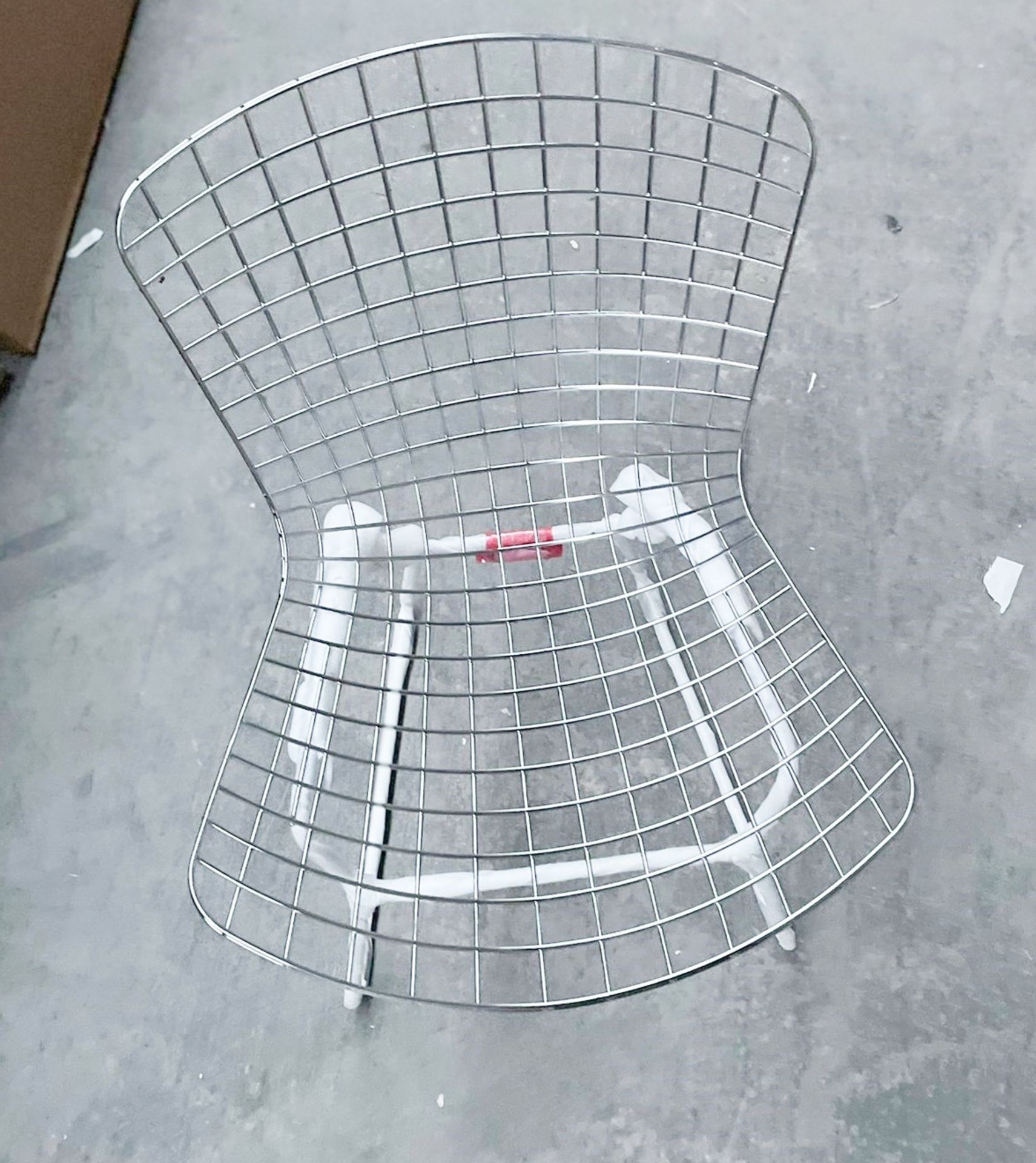 3 x Cubic Side Designer-Inspired Chair With Chrome Frame - Dimensions: 78(h) x 501(d) x 50(w) - Image 5 of 5