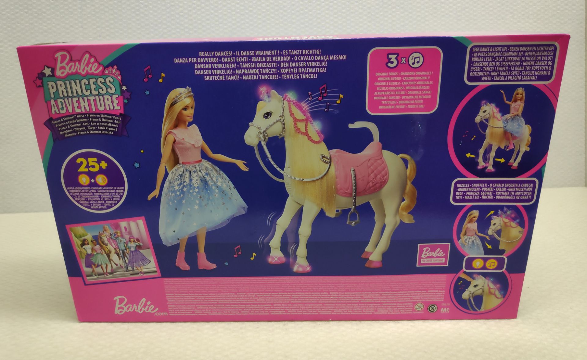 1 x Barbie Princess Adventure Prance & Shimmer Horse - New/Boxed - Image 4 of 7