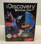 1 x Discovery 2-in-1 Globe Light With Day & Night Illumination - New/Boxed