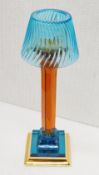 1 x BALDI 'Home Jewels' Italian Hand-crafted Artisan Candle Stick & Shade **Original RRP £1,230**