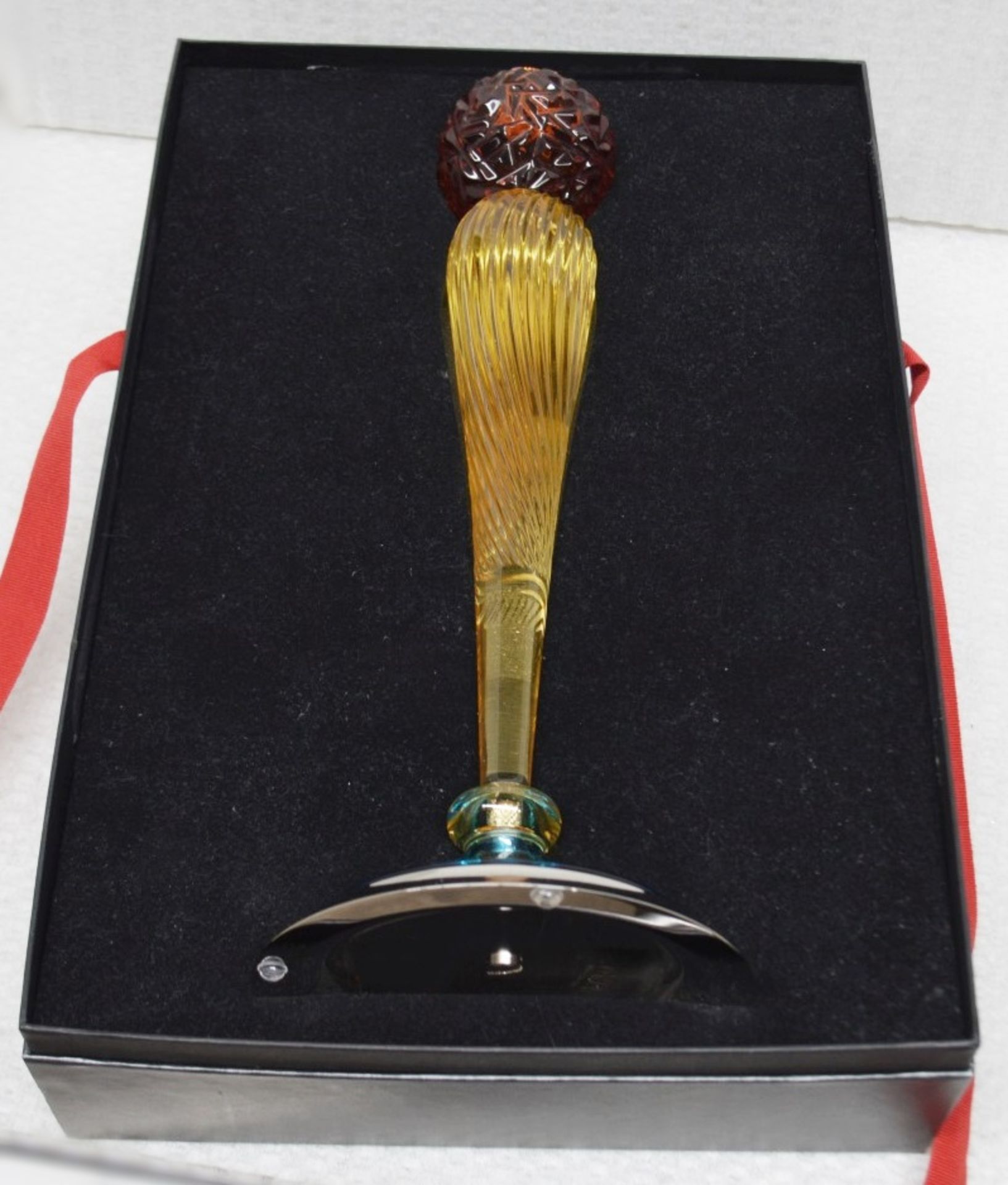 1 x BALDI 'Home Jewels' Italian Hand-crafted Artisan 'Sphere' Candle Stick *Original RRP £2.355.00* - Image 2 of 3