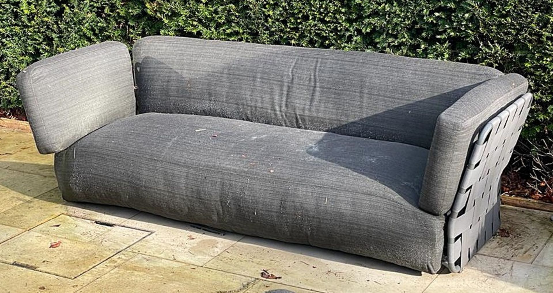 A Pair Of  VARASCHIN Garden Outdoor Padded Sofas - From an Exclusive Hale Property - No VAT