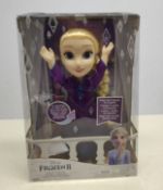 1 x Disney Frozen II "Into the Unknown" Elsa Doll - Sings and Speaks - New/Boxed