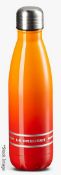1 x LE CREUSET Stainless Steel Drinks Bottle In Signature Volcanic Orange (500ml) - Unused Boxed
