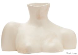 1 x ANISSA KERMICHE 'Breast Friend' Artisan Sculptural Ceramic Vase (23cm) - Original Price £410.00