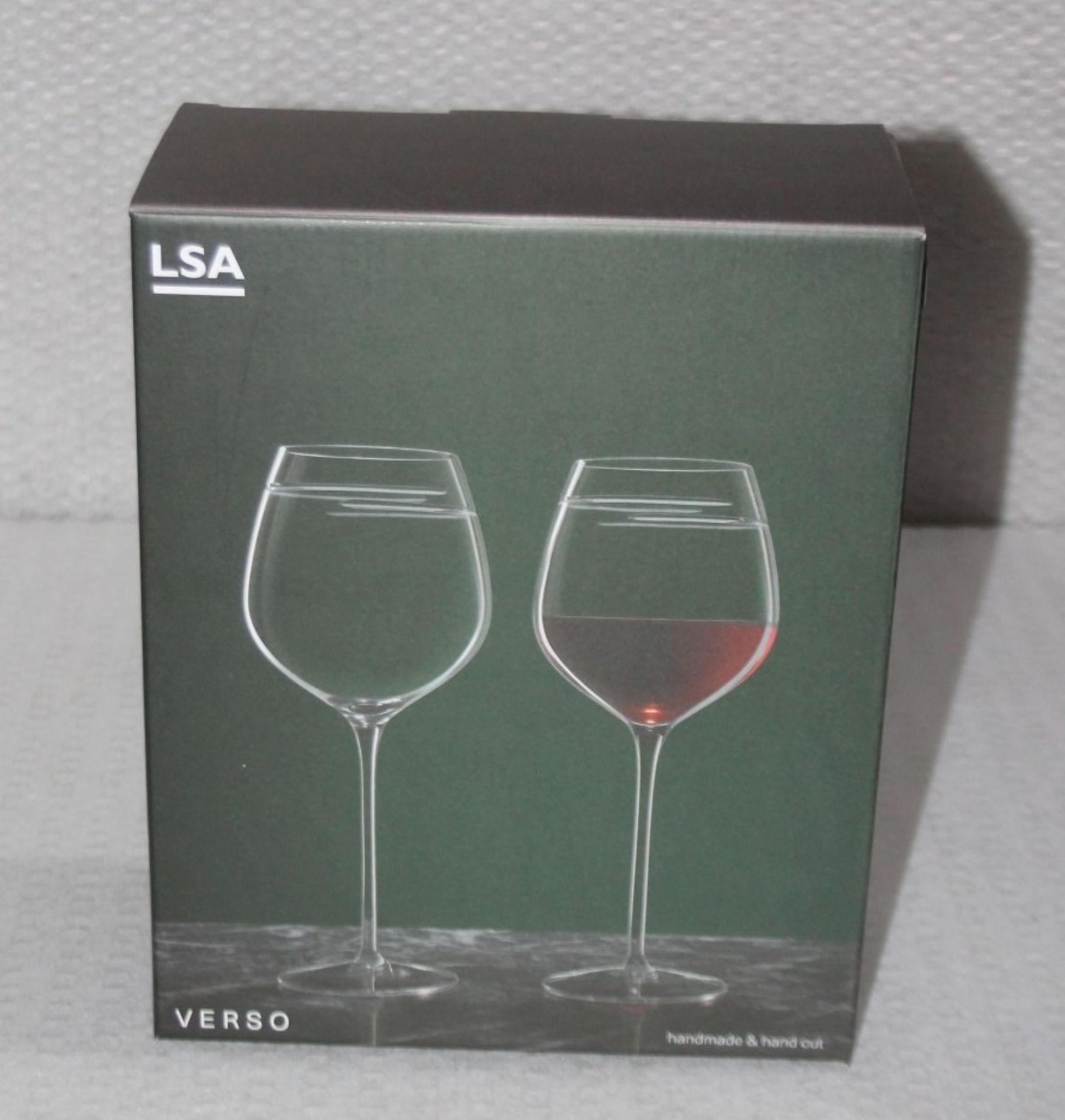 1 x LSA INTERNATIONAL 'Verso' Designer Mouthblown Red Wine Glass (750ml) - Unused Boxed Stock - Image 3 of 5