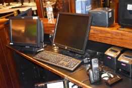 1 x Toshiba Touch Screen EPOS System With Monitor, Keyboard, Phone Handset and Two Receipt Printers