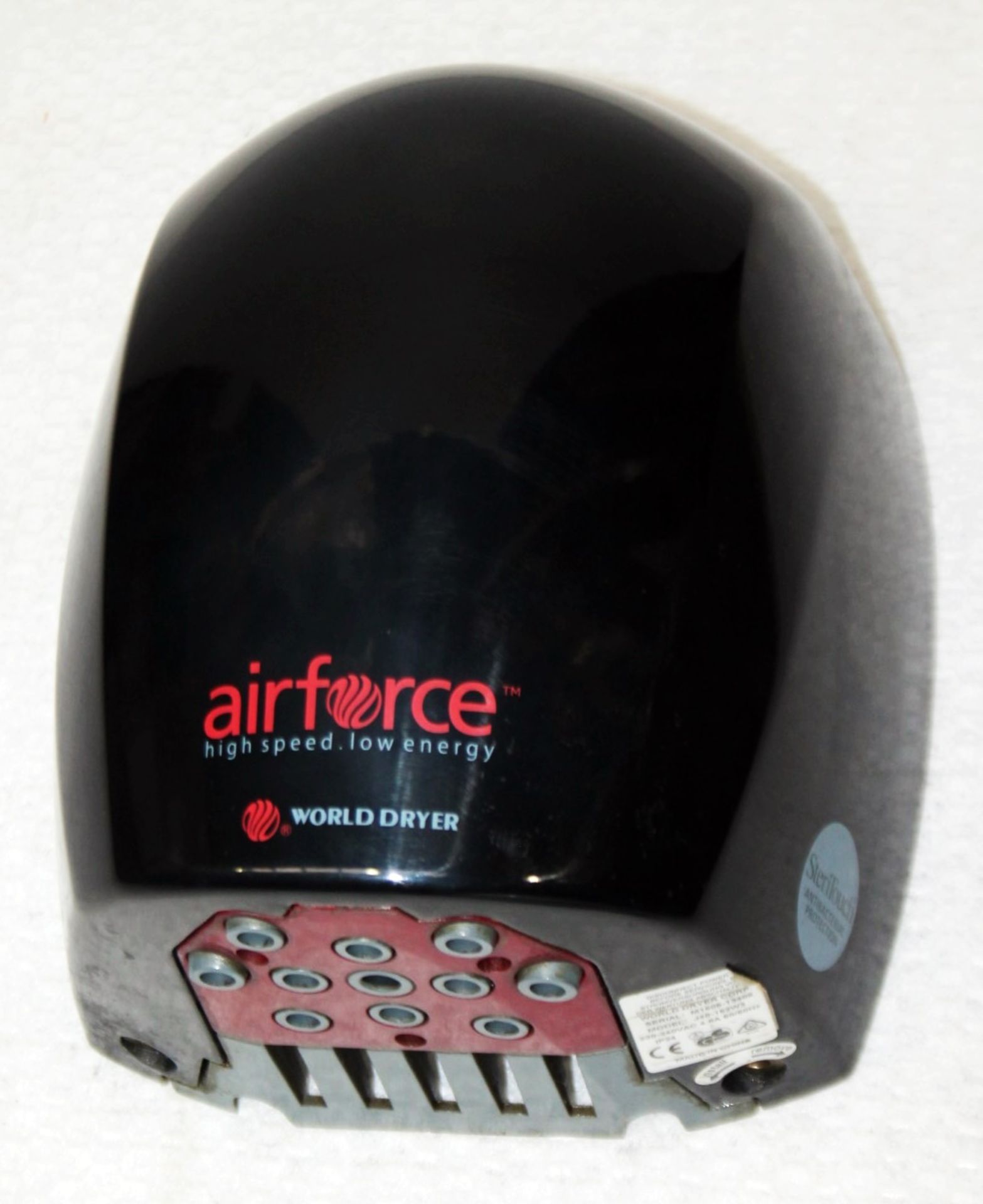 1 x Warner Howard 'Airforce' Commercial Hand Dryer In Black - Original RRP £391.00 - Ref: GEN569 WH2 - Image 2 of 8