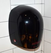 1 x Air Force Electric 230v Hand Dryer by Warner Howard - Black Finish - From a Popular American