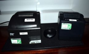 2 x Commercial Receipt Printers By Star and Toshiba