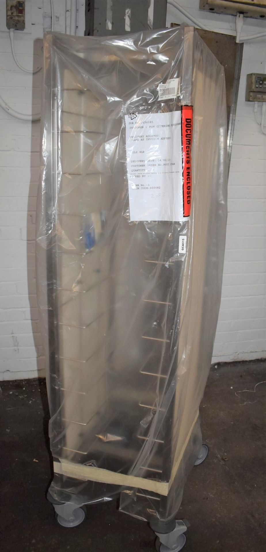 1 x Mobile Plate Stacking Trolley With Twelve Panels and Side Panels - New and Unused - Approx - Image 6 of 8