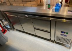 1 x Atosa 2 Door, 2 Drawer Counter Fridge - Ref: BGC044 - CL807 - Covent Garden, LondonFrom a