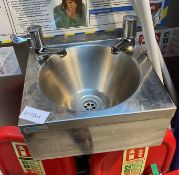 1 x Stainless Steel Wall Mounted Hand Washing Sink - Ref: BGC064 - CL807 - Covent Garden, LondonFrom