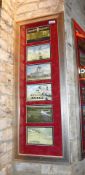 1 x Framed Wall Picture Featuring Images of American Aviation - Size: 40 x 105 cms